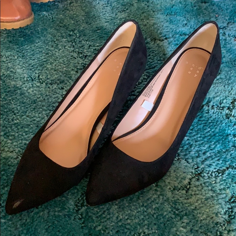 black target heels